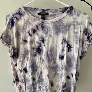 The Dye Blue and White t shirt